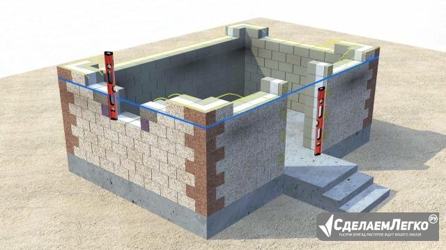 Комплект дома из теплоблоков 100 м2 Красноярск - изображение 1