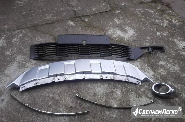 C-crosser ц-кроссер бампер решетка накладка хром Москва - изображение 1