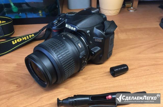 Фотоаппарат Nikon D3100 + 18-55 mm Хабаровск - изображение 1