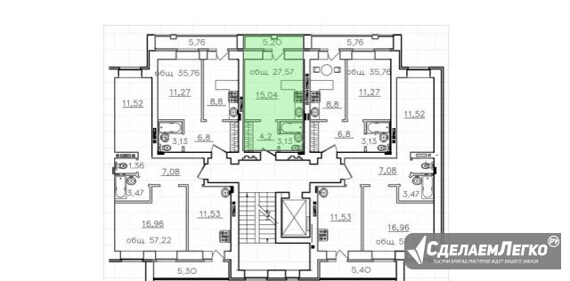 1-к квартира, 22.4 м², 6/9 эт. Тобольск - изображение 1