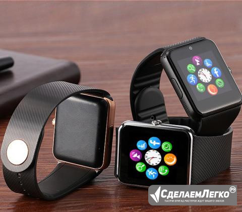 Умные часы Smart Watch GT08 (черные и серые) Москва - изображение 1