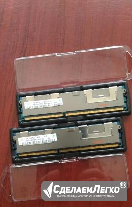 DDR-3 Hynix 8GB 2x4GB pc3-10600R 1333MHz ECC Ачинск - изображение 1