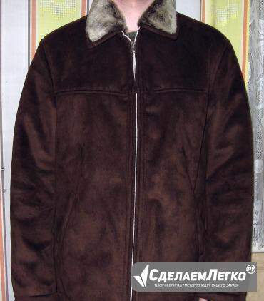 Дубленка мужская Basiс Line (новая, коричневая) Москва - изображение 1