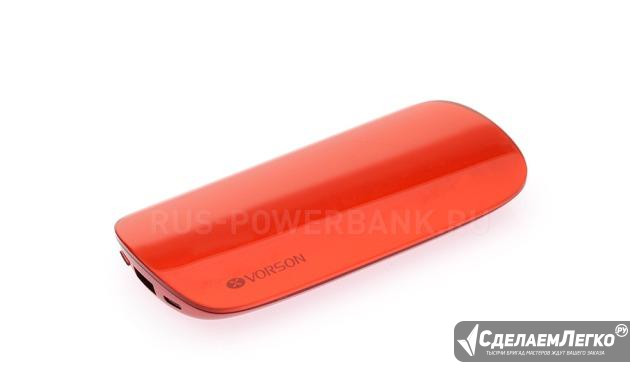 Стильный Power Bank Vorson 6000 Red в Томске Томск - изображение 1