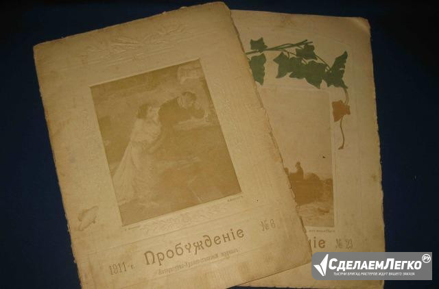 Книга журнал Пробуждение 1911 год. №6 и №23 Санкт-Петербург - изображение 1