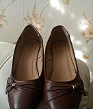Кожаные (39р) коричневые туфли Ульяновск