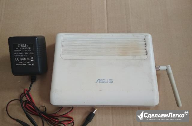 Модемроутер с wi-fi Asus AM-604G (+антенна) Ржев - изображение 1