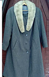 Зимнее женское пальто с норковым воротником Ивантеевка