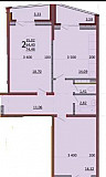 2-к квартира, 74.5 м², 14/17 эт. Краснодар