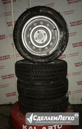 Летняя кама 175/65 R14 + диск 4*98 Казань - изображение 1