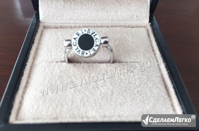 Золотое кольцо с бриллиантами bvlgari Москва - изображение 1