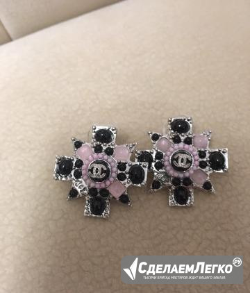 Женские серьги chanel Москва - изображение 1