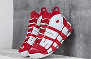 Supreme X nike AIR more uptempo suptempo RED/white Москва