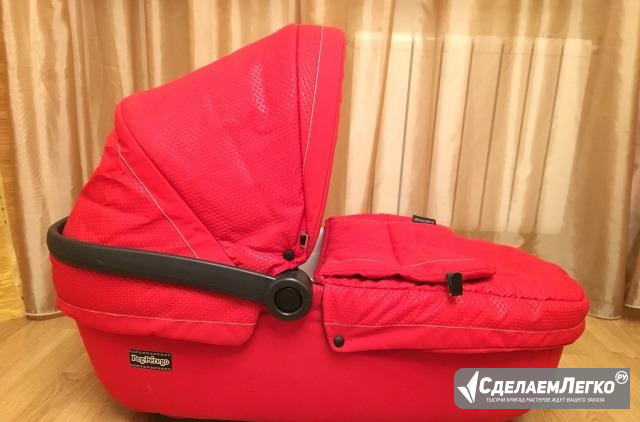 Люлька Peg-Perego Navetta XL Bloom Red Москва - изображение 1