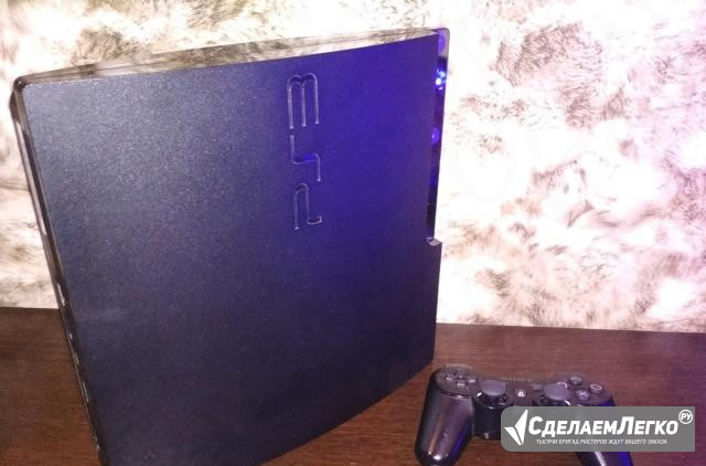 PS3 Slim + акк с играми Sony Playstation 3 пс3 Новокузнецк - изображение 1