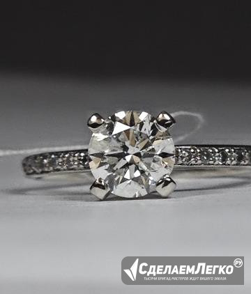 Кольцо с бриллиантами 0,77 + Москва - изображение 1