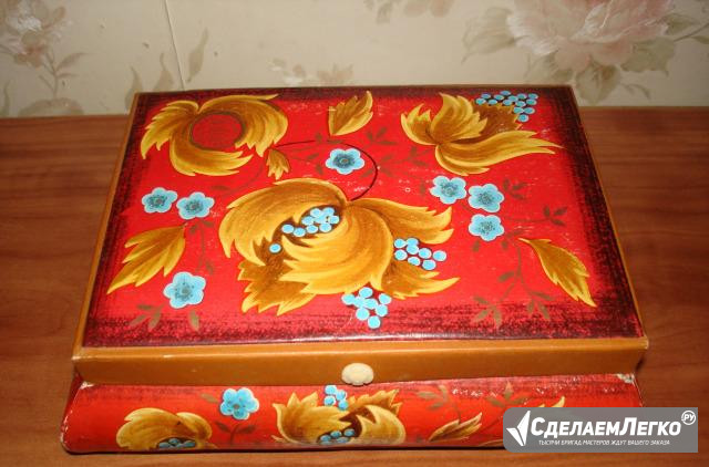 Коробка - ларец из под конфет СССР Москва - изображение 1