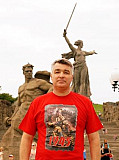 Патриотическая футболка с принтом "1945" 100 х/б Волгоград