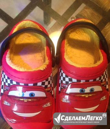 Crocs McQueen с мехом Москва - изображение 1