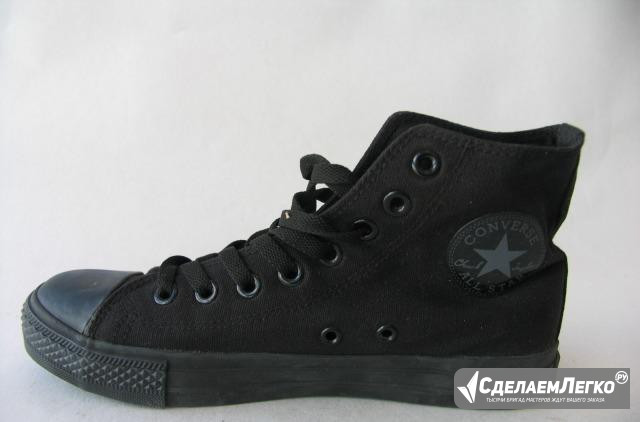 Кеды Converse All Star Высокие Чер.Накл.44 Санкт-Петербург - изображение 1