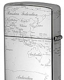 Зажигалка Zippo - Карта мира Москва