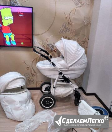 Коляска 2в1 Adamex Ecco бу 6мес,Эко-Кожа Симферополь - изображение 1