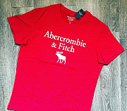 Abercrombie Fitch Футболка муж красная Новая L Москва