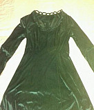 Платье вечернее чёрное велюровое Минеральные Воды