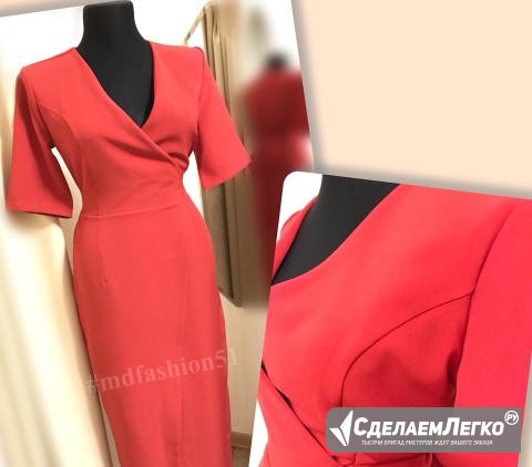 Платье новое,44 размер, на запах Мурманск - изображение 1