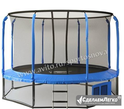 Батут Space Blue 14 FT в наличии Краснодар - изображение 1