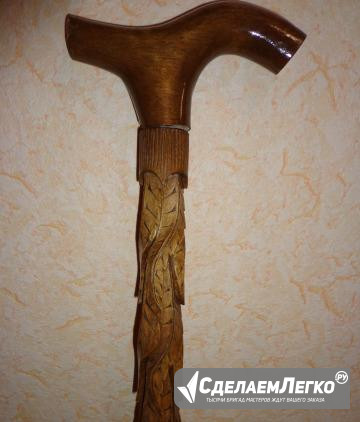 Деревянный костыль для ходьбы, ручной работы, бу Курганинск - изображение 1