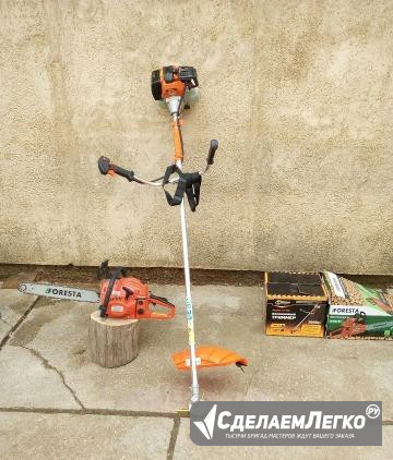 Покос травы спил деревьев Саки - изображение 1