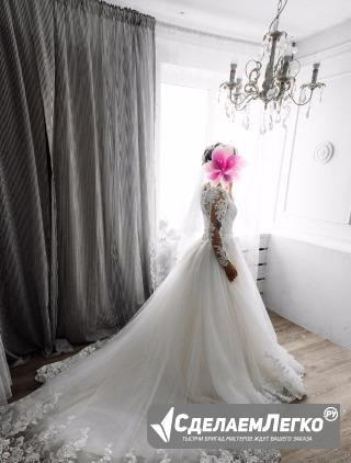 Свадебное платье со шлейфом Канаш - изображение 1