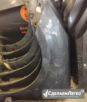 Крыло переднее, левое, солярис, solaris Москва - изображение 1