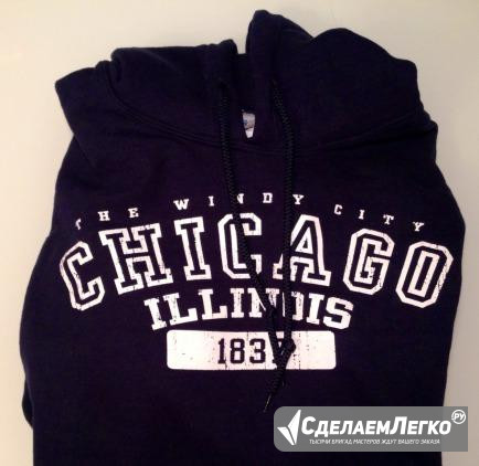 Толстовка Chicago Illinois куплена в США Москва - изображение 1