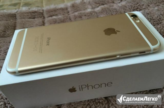 Восстановленный iPhone 6 16Gb золотой Москва - изображение 1