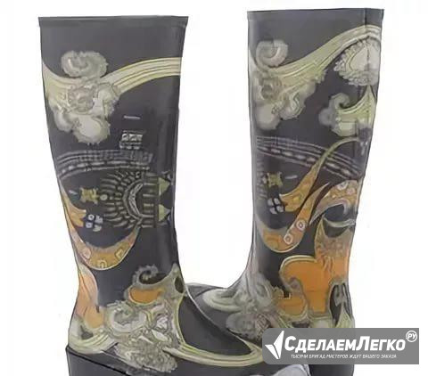 Резиновые сапожки Emilio Pucci оригинал Москва - изображение 1