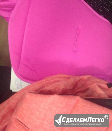 Продам новый текстиль на коляску baby time розовый Севастополь - изображение 1