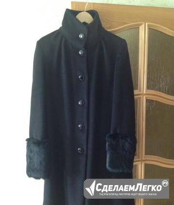 Пальто чёрное кашимировое Биробиджан - изображение 1