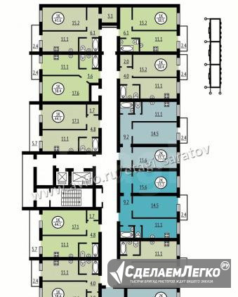 1-к квартира, 38.4 м², 12/14 эт. Саратов - изображение 1