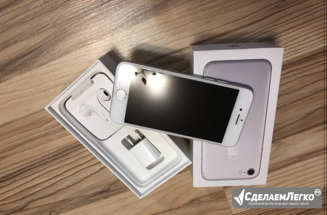 iPhone 7 128gb серебристый продам Магнитогорск - изображение 1