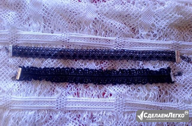 Чокер лента на шею ручная работа Москва - изображение 1