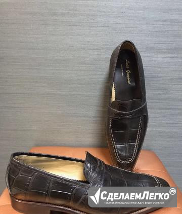 Мокасины крокодил. Италия. Ручная работа Москва - изображение 1