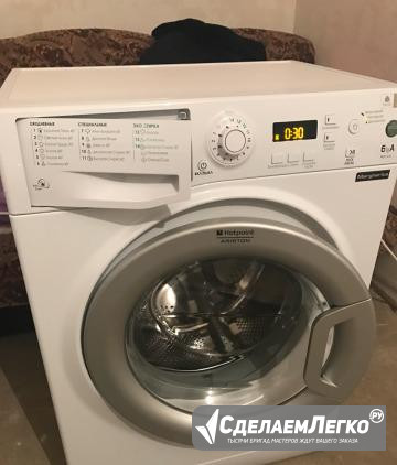 Ariston Hotpoint 6 кг, в отличном состоянии Краснодар - изображение 1