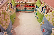 Бортики-домики для детской кроватки Тольятти