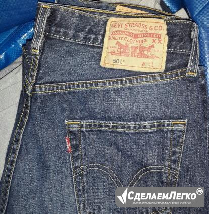 Джинсы Levis 501 р.30/30 Москва - изображение 1