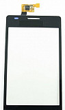 Сенсорное стекло (тачскрин) на LG E615 Черное Ижевск