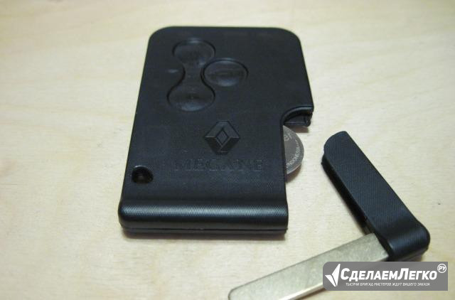 Renault Megane 2 / Scenic 2 Key Card (remote key) Волжский - изображение 1