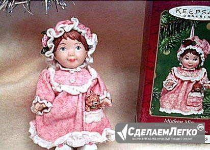 Фарфоровая подвижная куколка 1/12. Ручная работа Москва - изображение 1