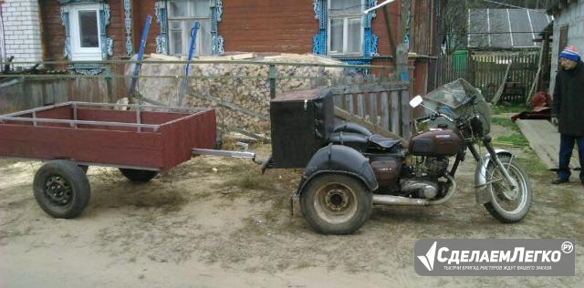 Продам трицикл с прицепом самодельный или меняю Нижний Новгород - изображение 1
